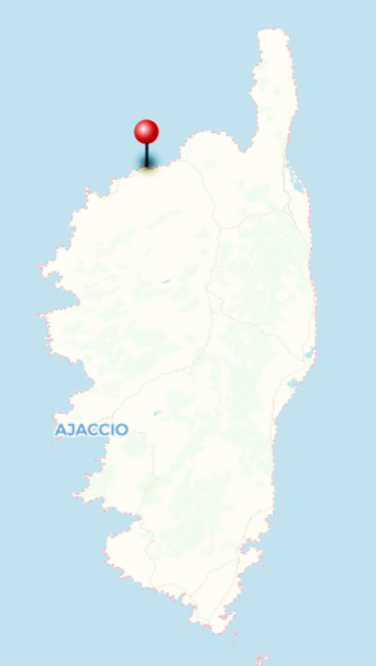 Carte l'Île Rousse