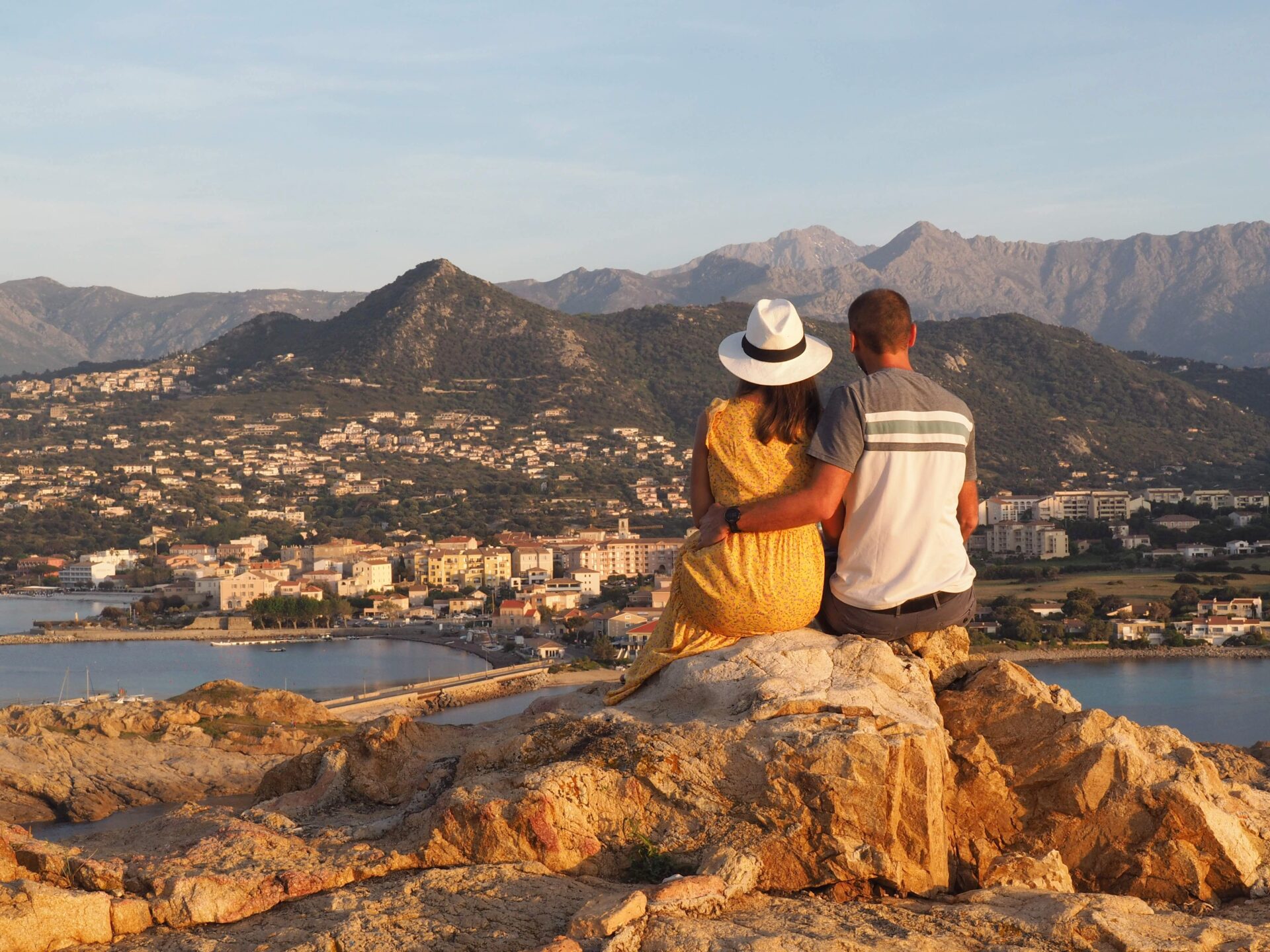 Coucher de soleil Île Rousse Corse