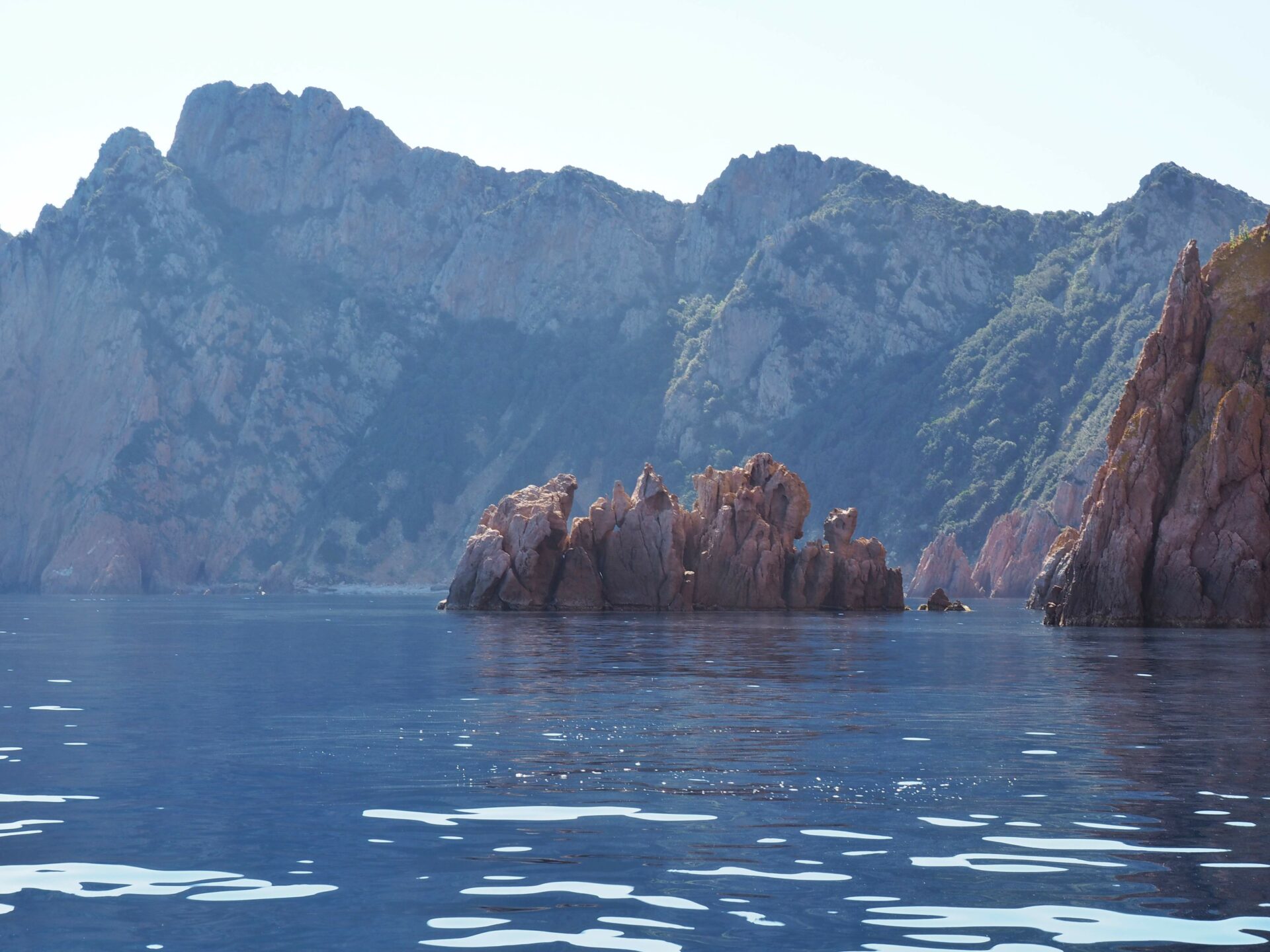 Excursion calanques Piana albellu croisières